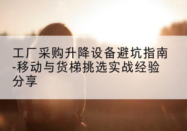 青阳移动式升降机怎么选-工厂采购升降设备避坑指南-移动与货梯挑选实战经验分享